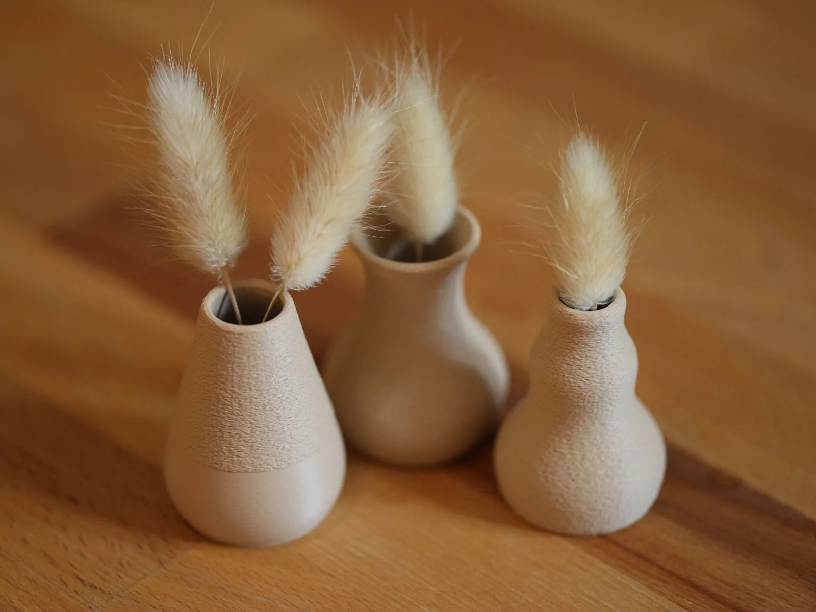 Set de 3 mini floreros
