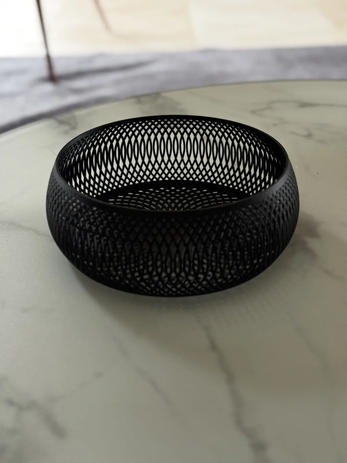 Centro de mesa calado en espiral impreso en 3D, foto 4