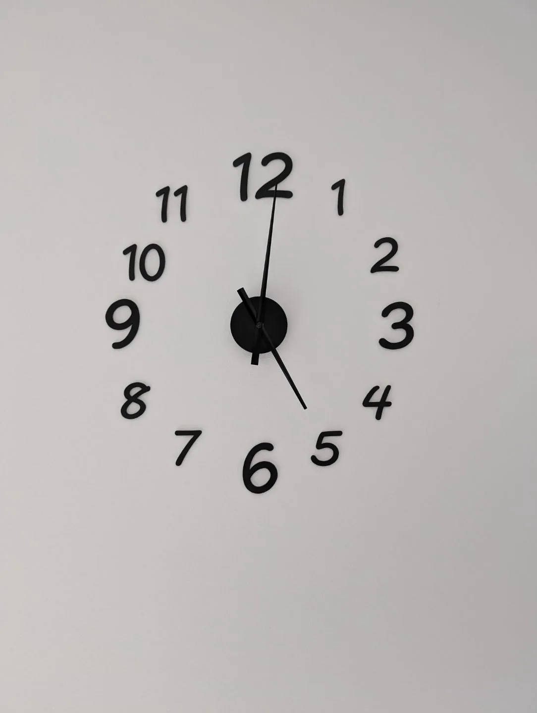 Números para reloj de pared impreso en 3D, foto 2