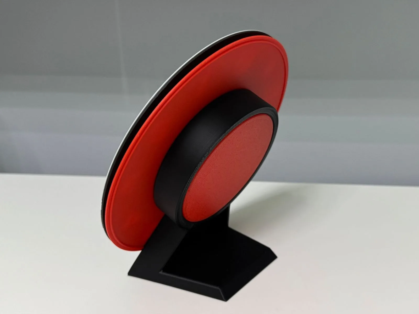 Reloj gato blanco impreso en 3D, foto 3