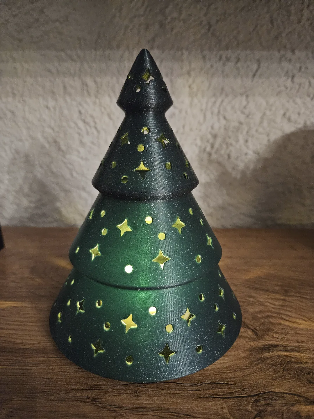 3D printed Cut-out Christmas tree for LED tealight, photo 4