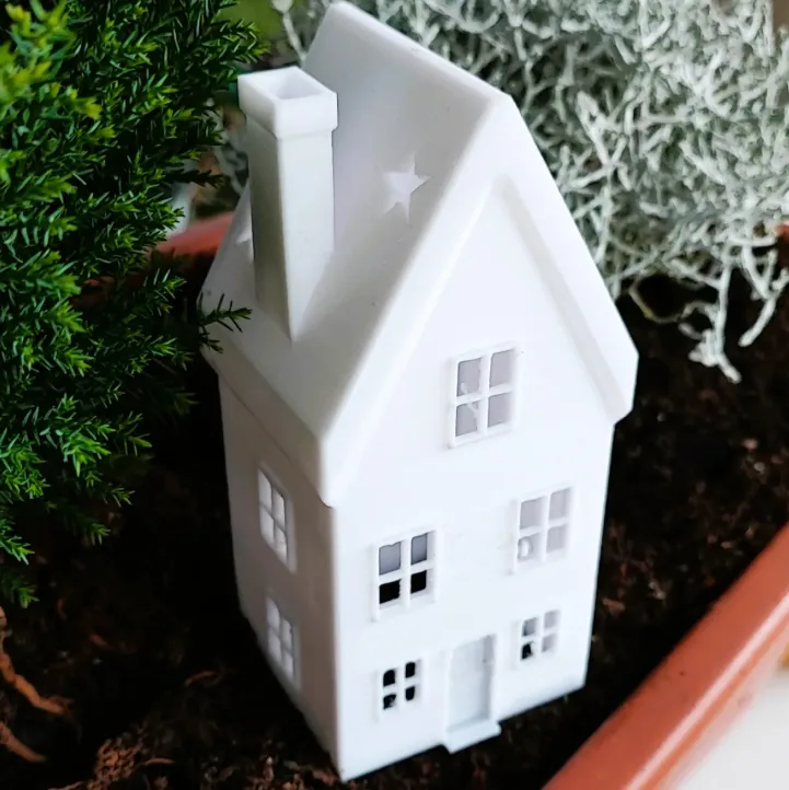 Christmas Houses for LED Tealights (x2)