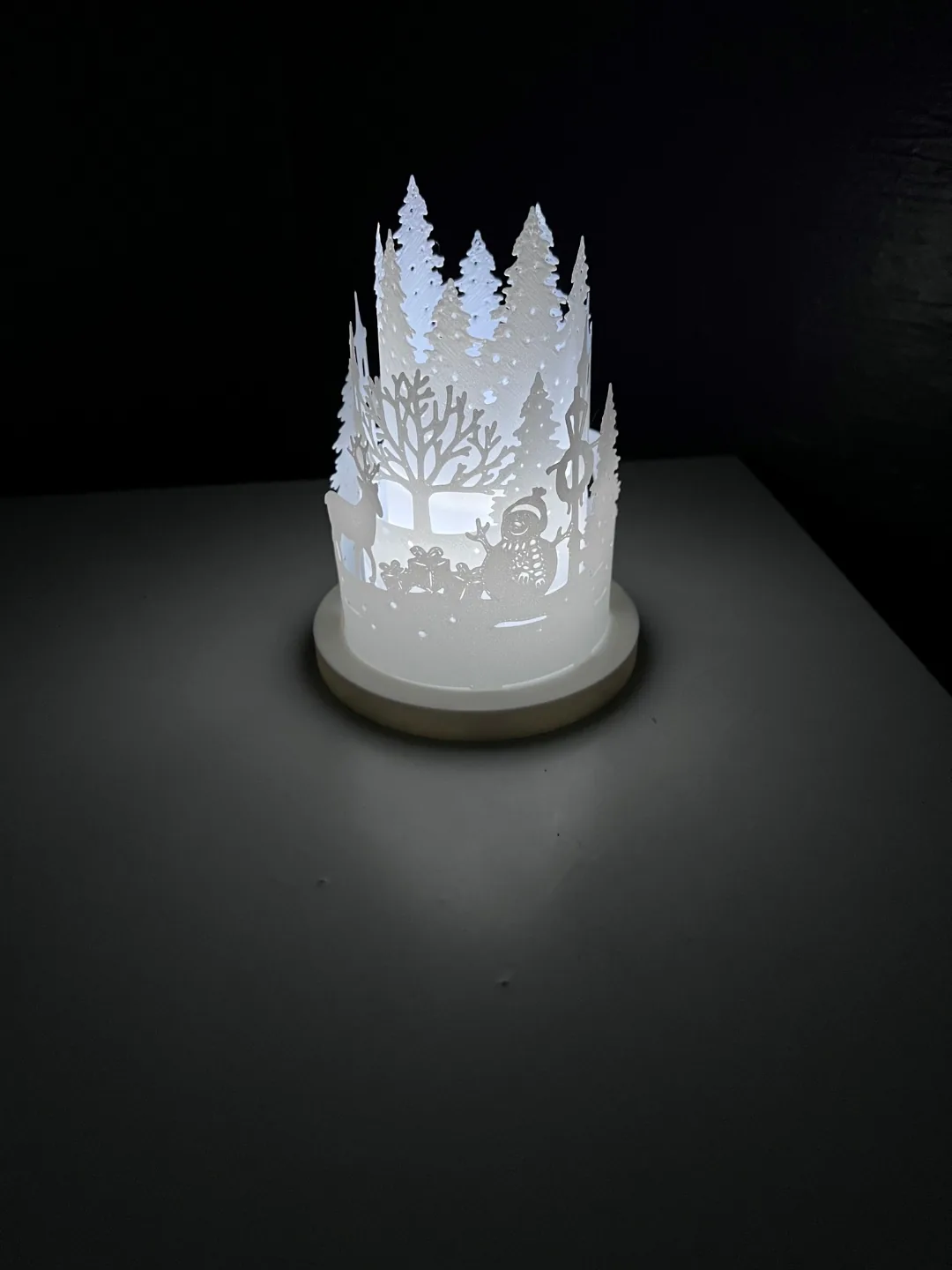 Reindeer and Snowman Lantern