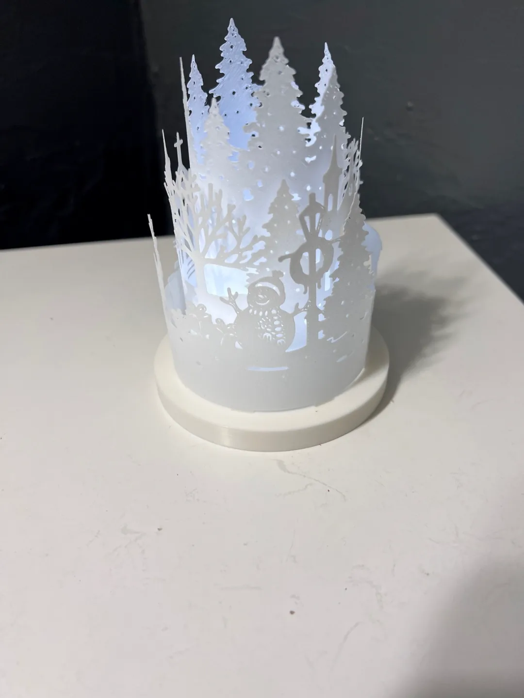 3D printed Reindeer and Snowman Lantern, photo 3