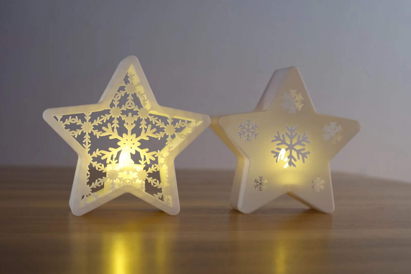 3D printed Openwork stars for LED tealight (set of 2), photo 3