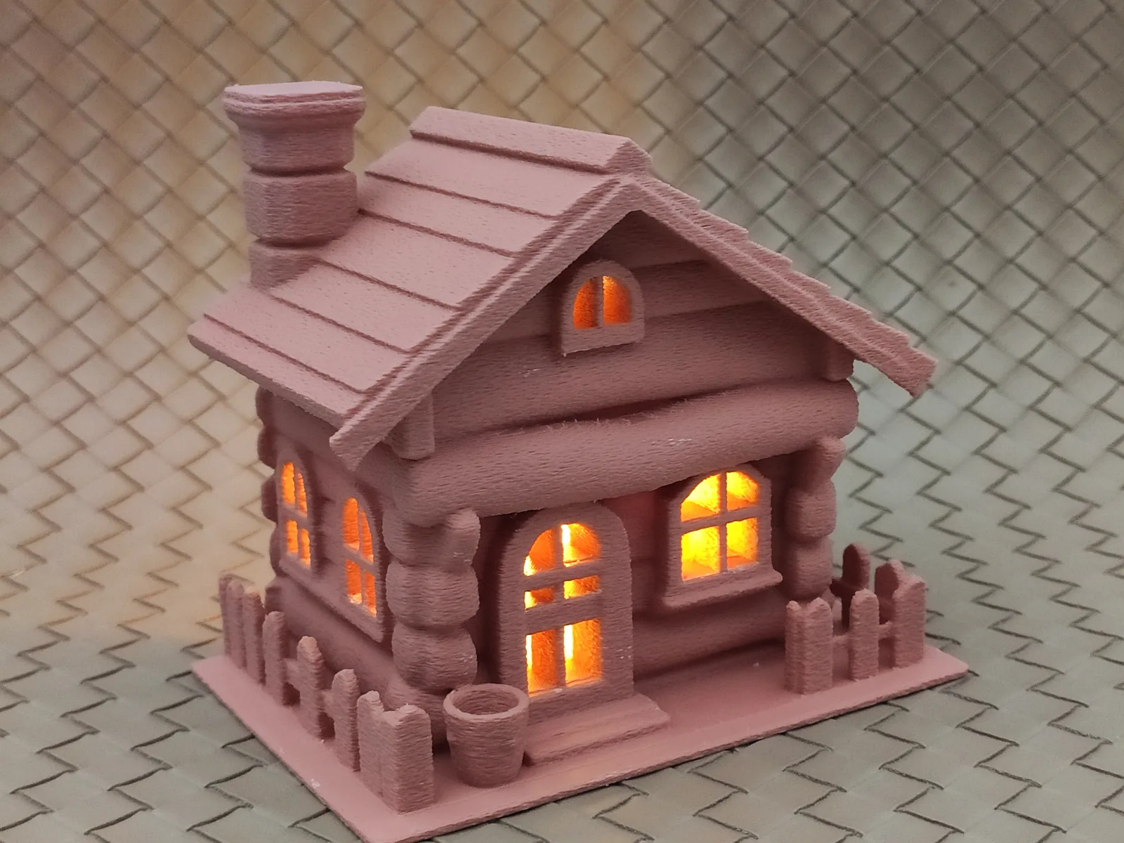 3D printed Fairy Tale Cottage Tealight Covers (x2), photo 3