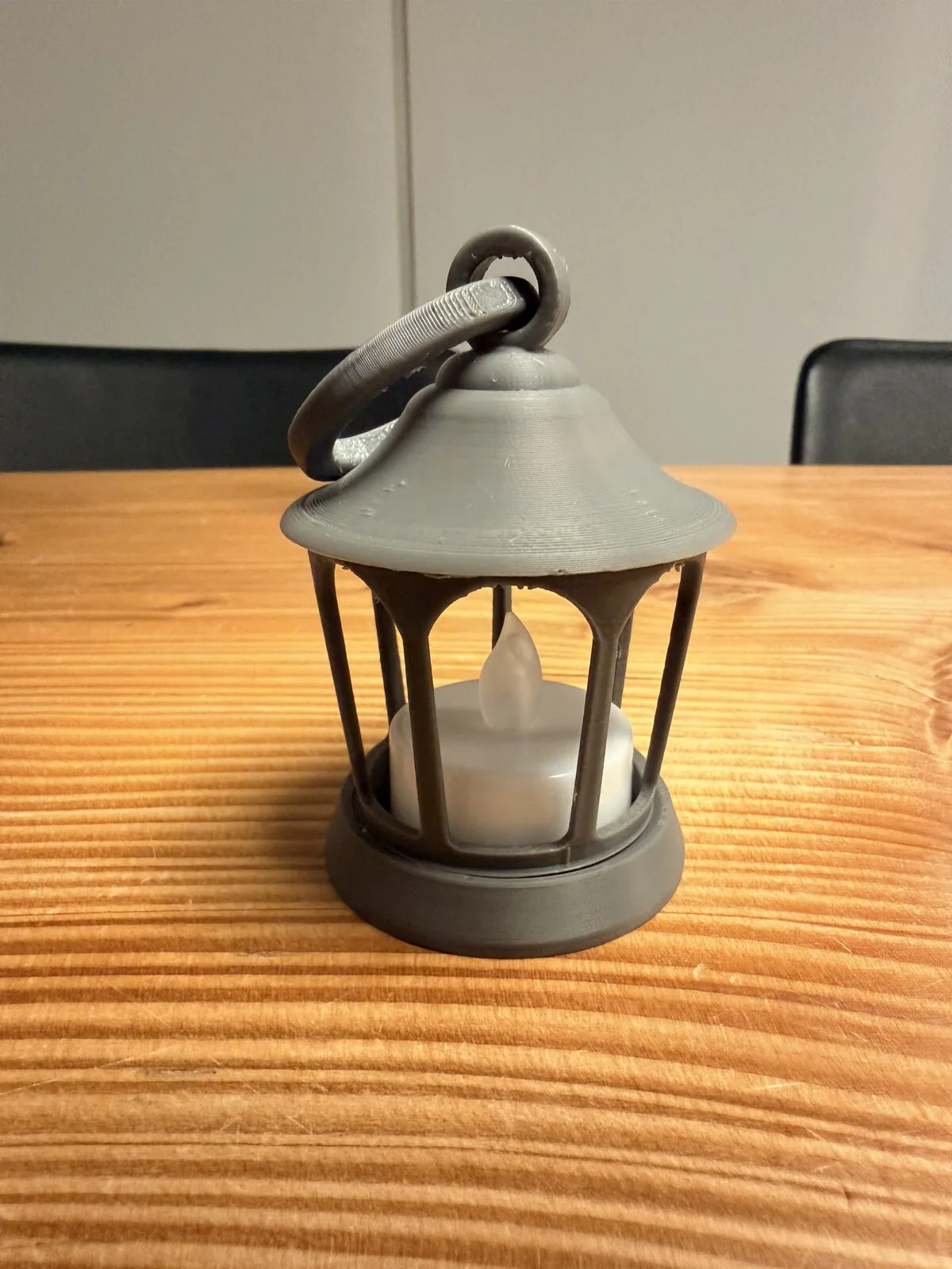 Farolito colgante para vela LED impreso en 3D, foto 2