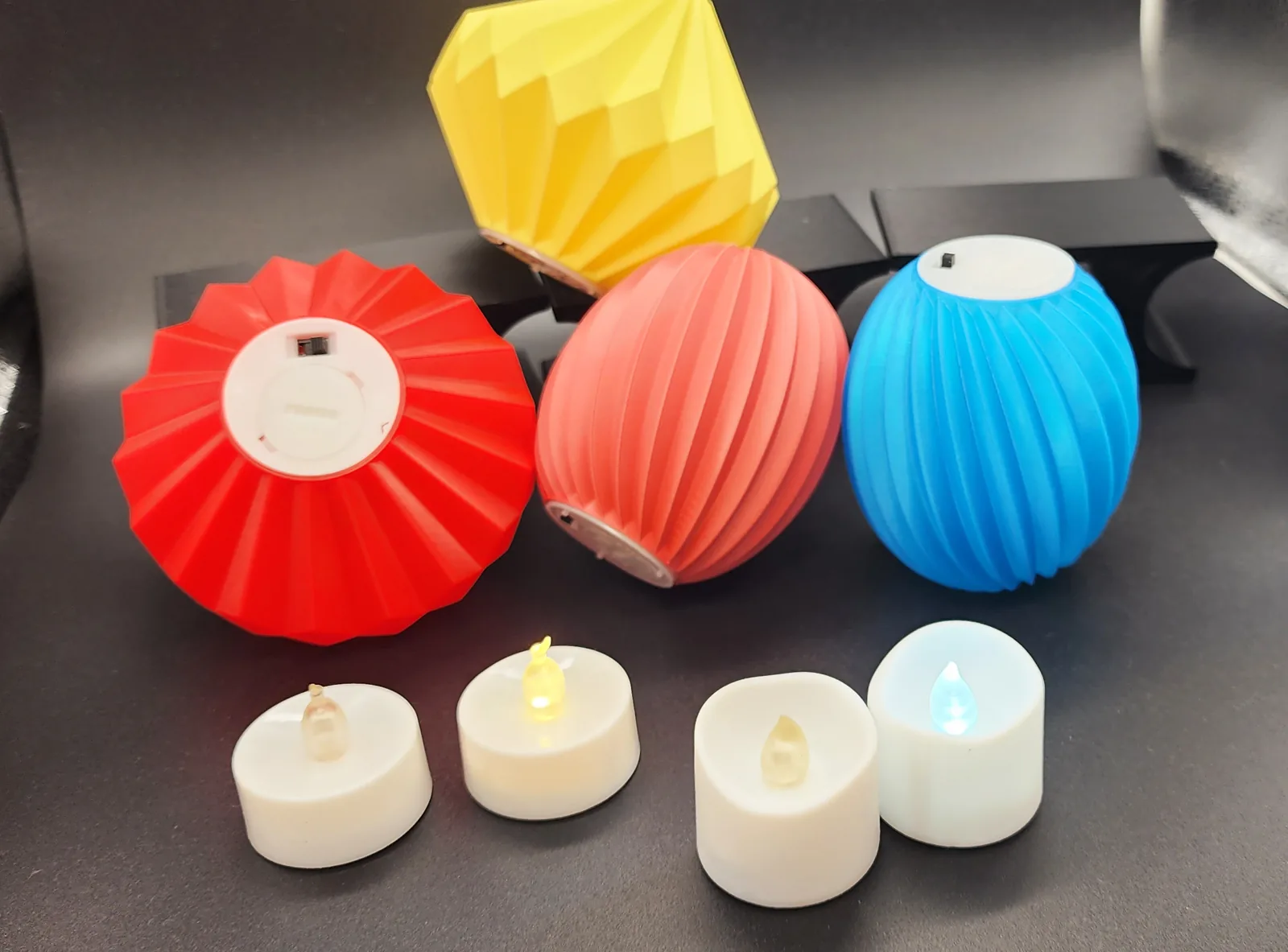 3D printed Colorful LED Tealight Lantern, photo 6