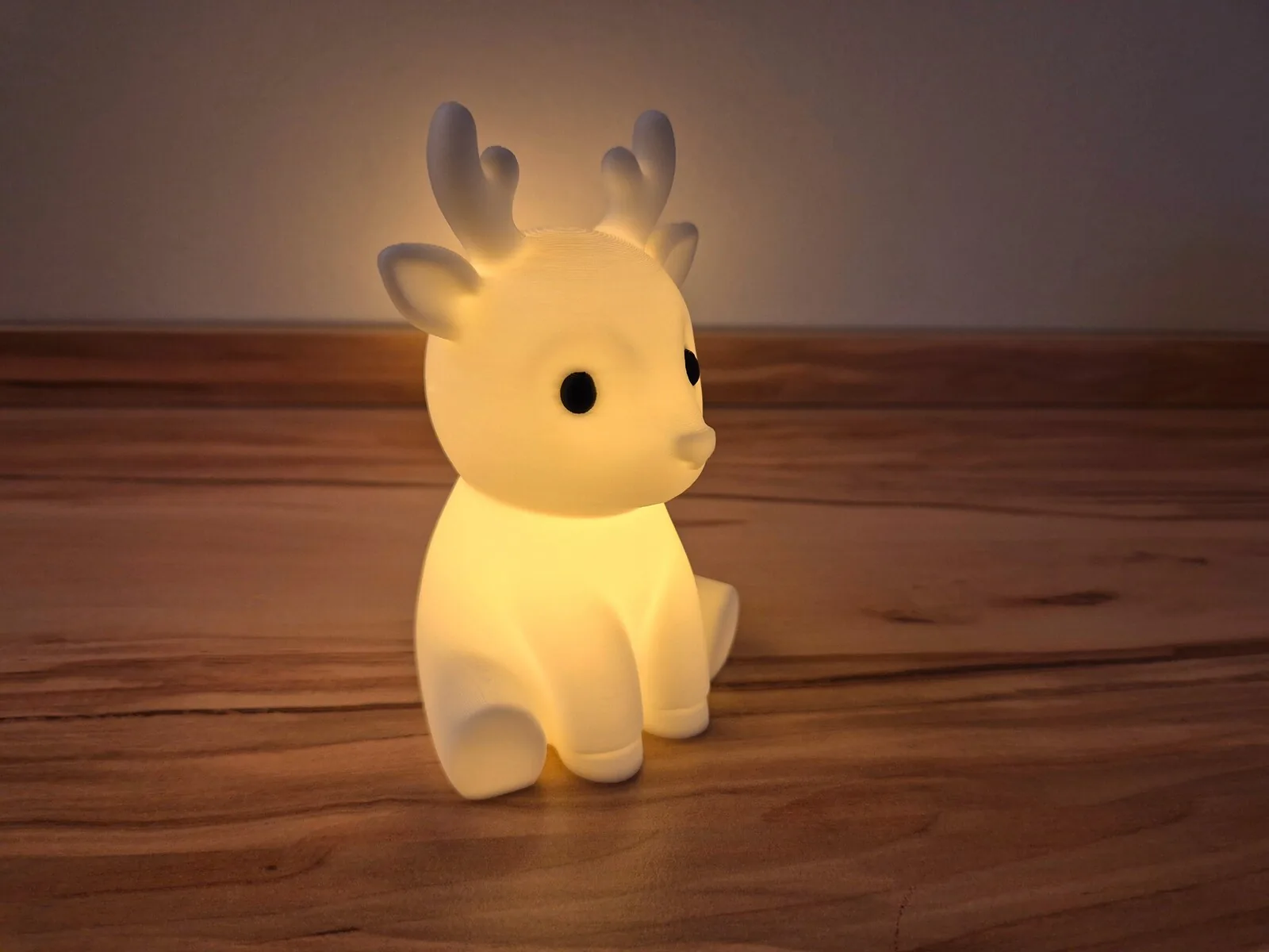 Reno luminoso para vela LED impreso en 3D, foto 3