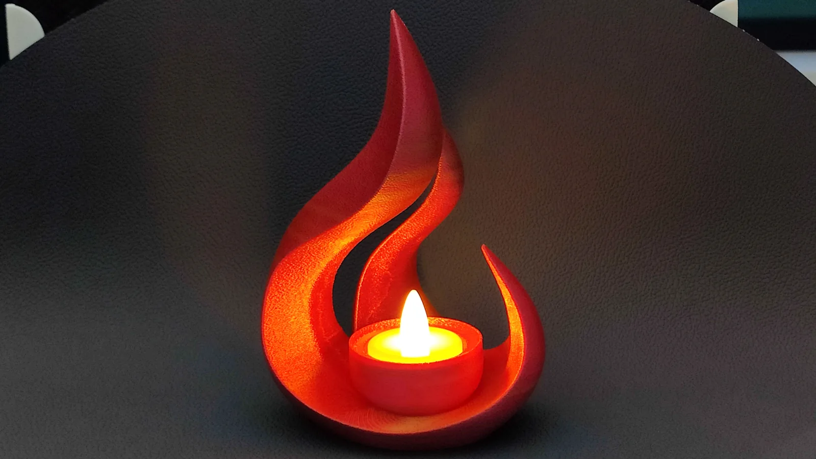 3D printed Flame Tealight Holder, photo 5