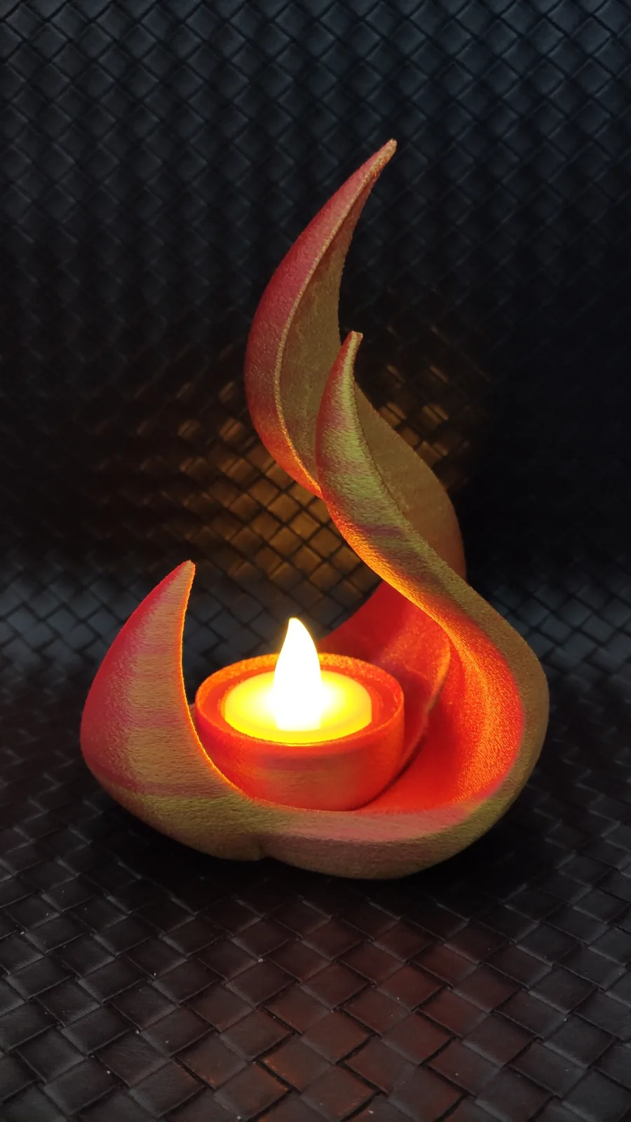 3D printed Flame Tealight Holder, photo 6
