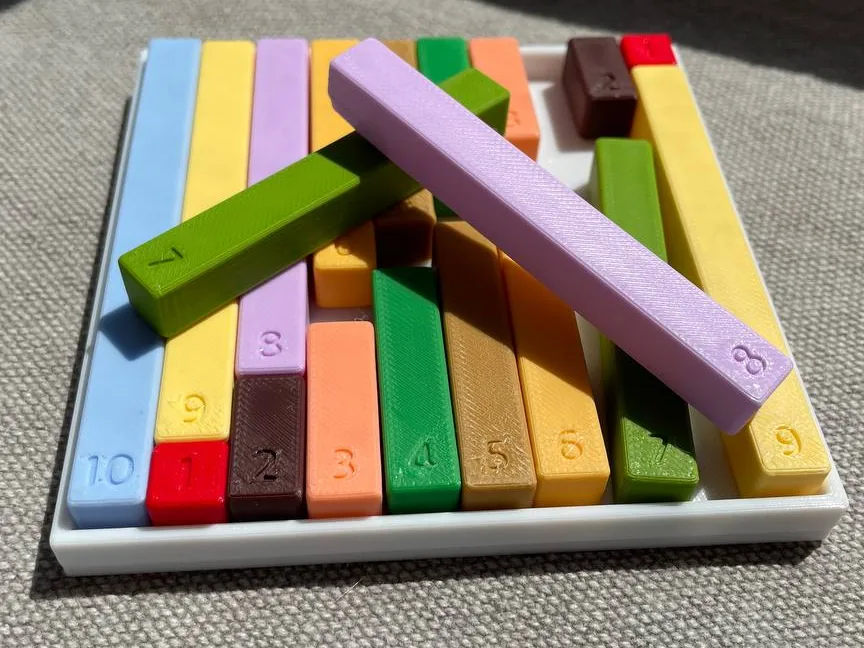 Regletas Cuisenaire para contar