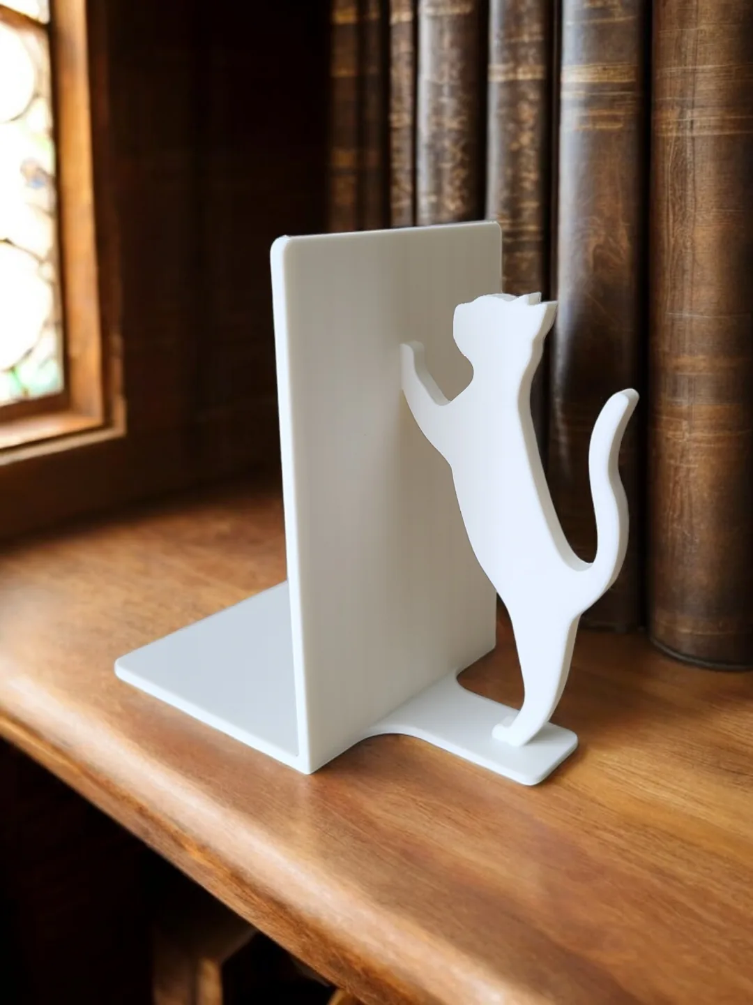 Sujetalibros gato impreso en 3D, foto 4