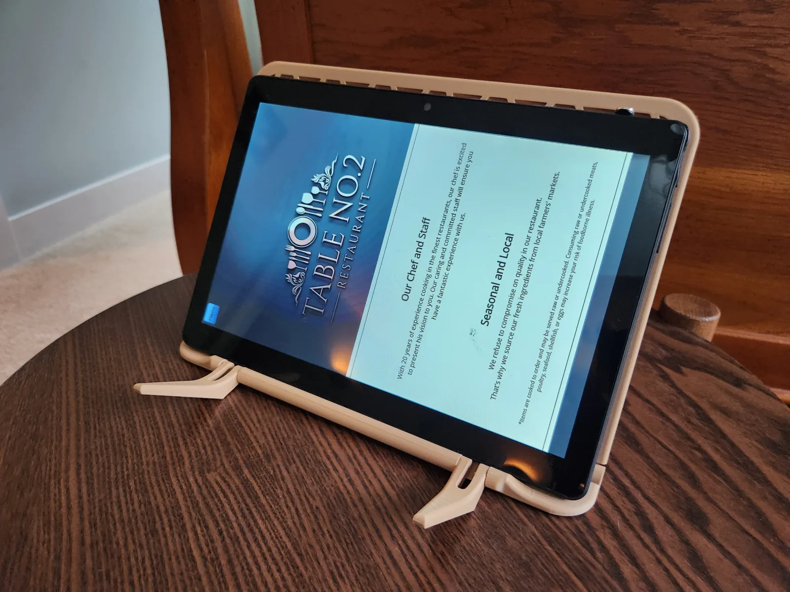 Atril plegable para libro o tablet impreso en 3D, foto 5