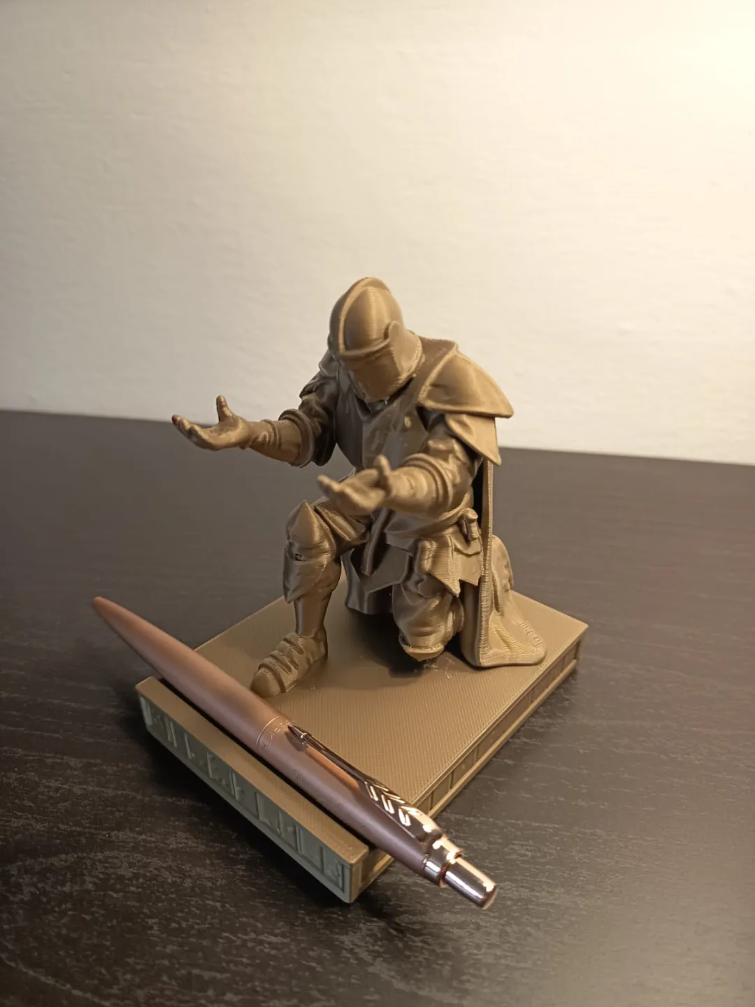 Cavaleiro Porta-Caneta impresso em 3D, foto 4