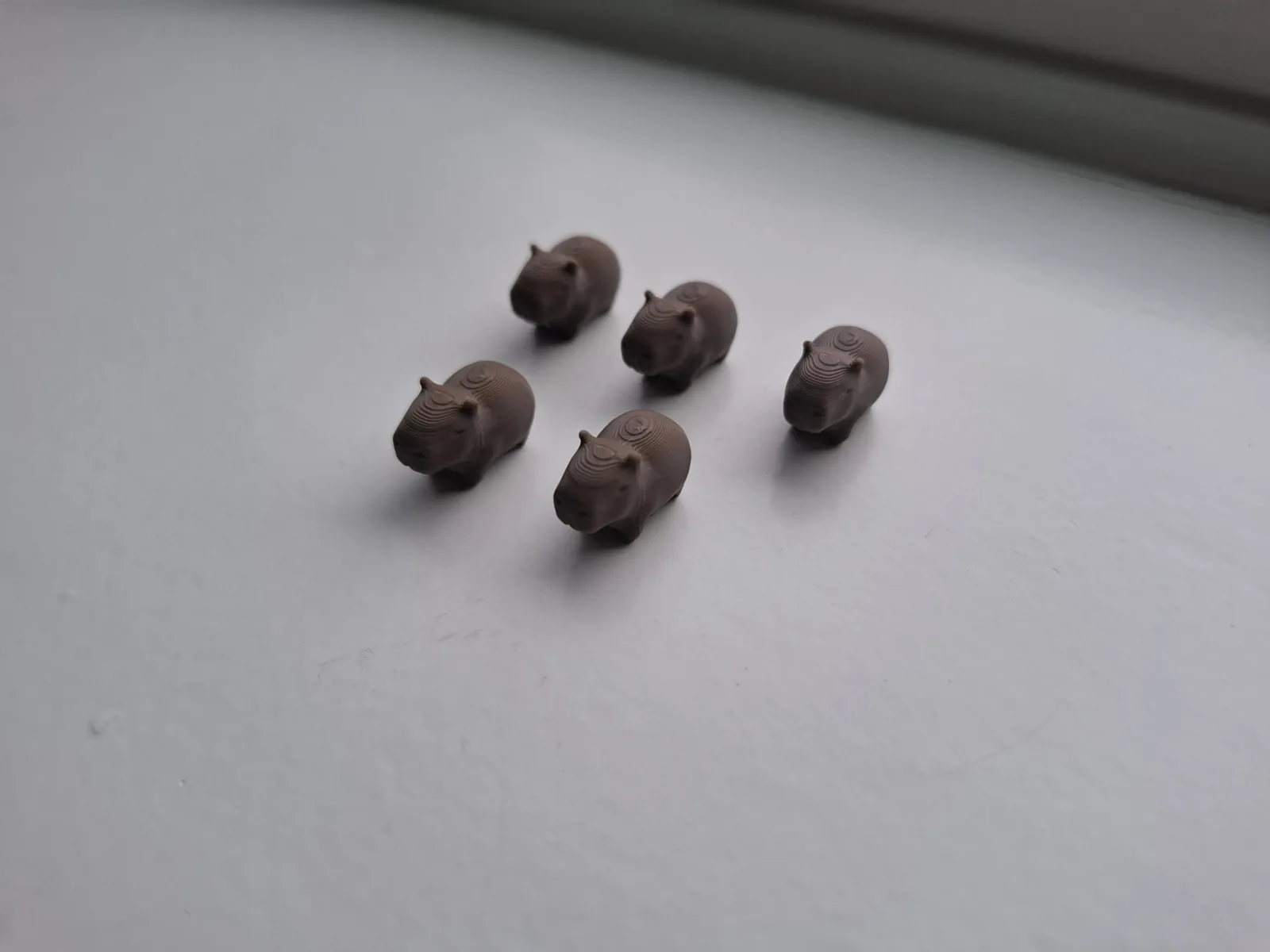 Capivara Mini de Mesa impresso em 3D, foto 4