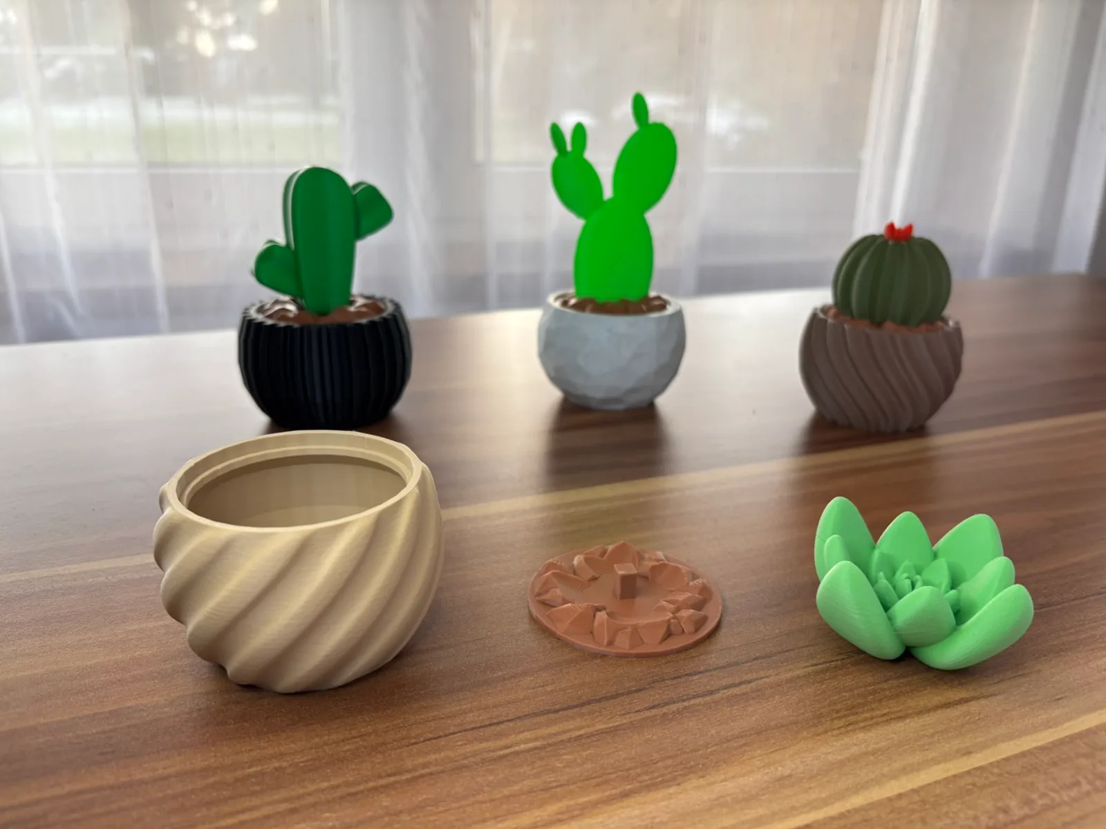 Cacto Mini com Vaso impresso em 3D, foto 6