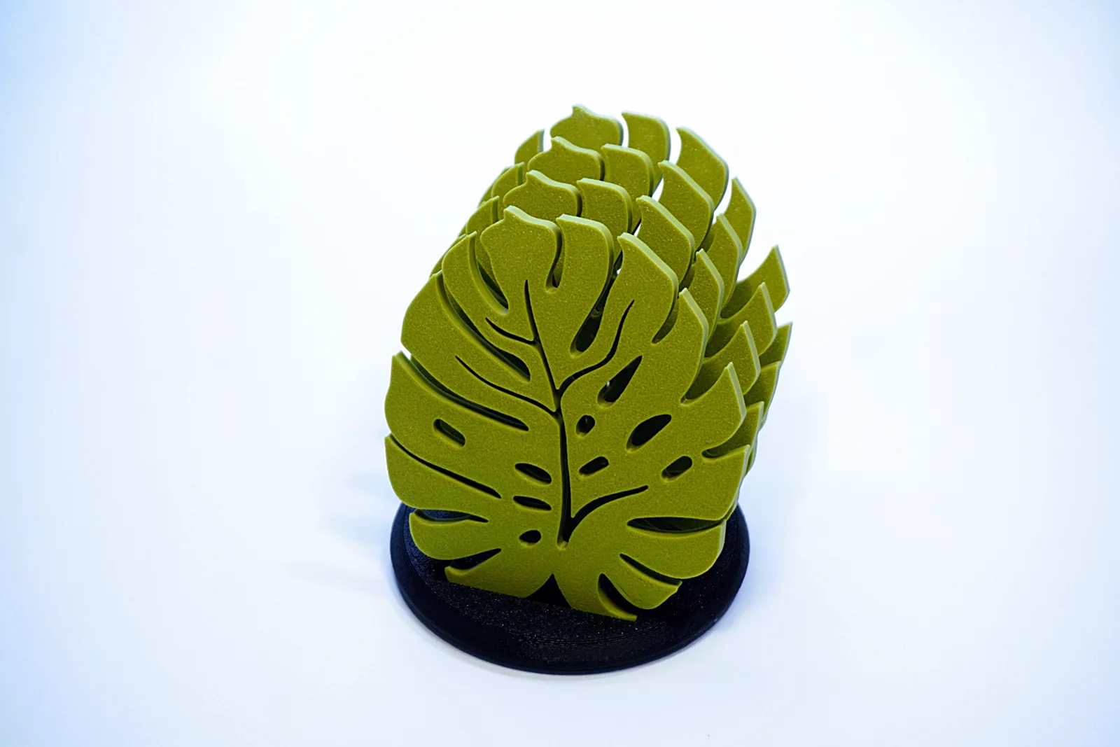 Posavasos hoja monstera impreso en 3D, foto 2