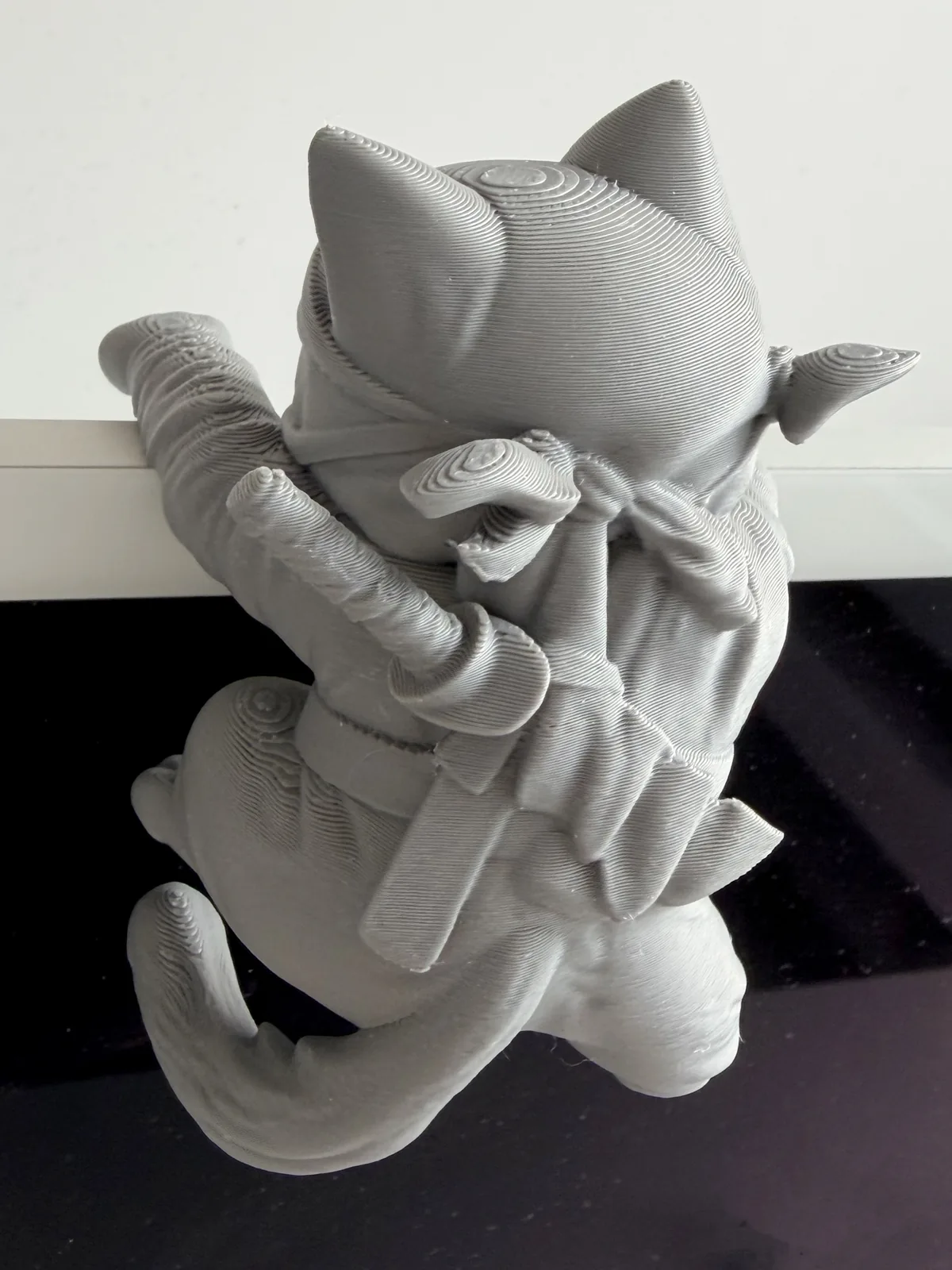 3D printed Ninja Cat Monitor Buddy, photo 3