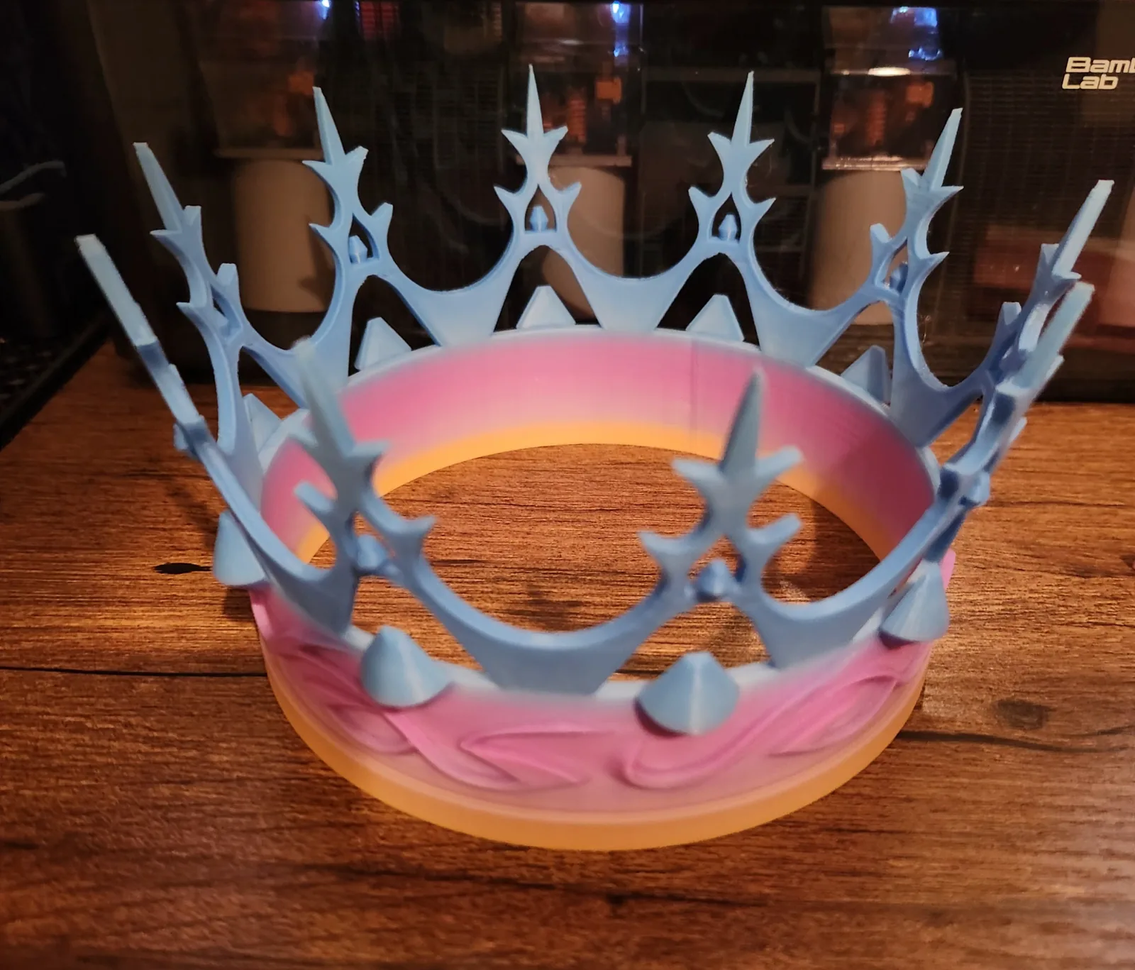 Coroa de Aniversário impresso em 3D, foto 3