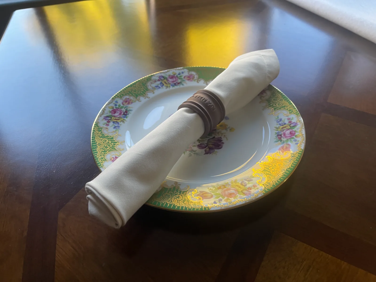 3D printed Name Napkin Rings, photo 4