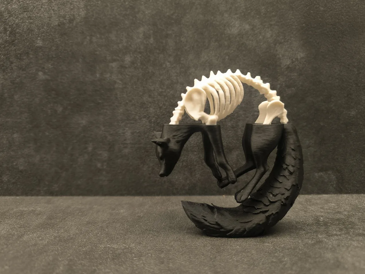 Criatura entre dos mundos impreso en 3D, foto 4