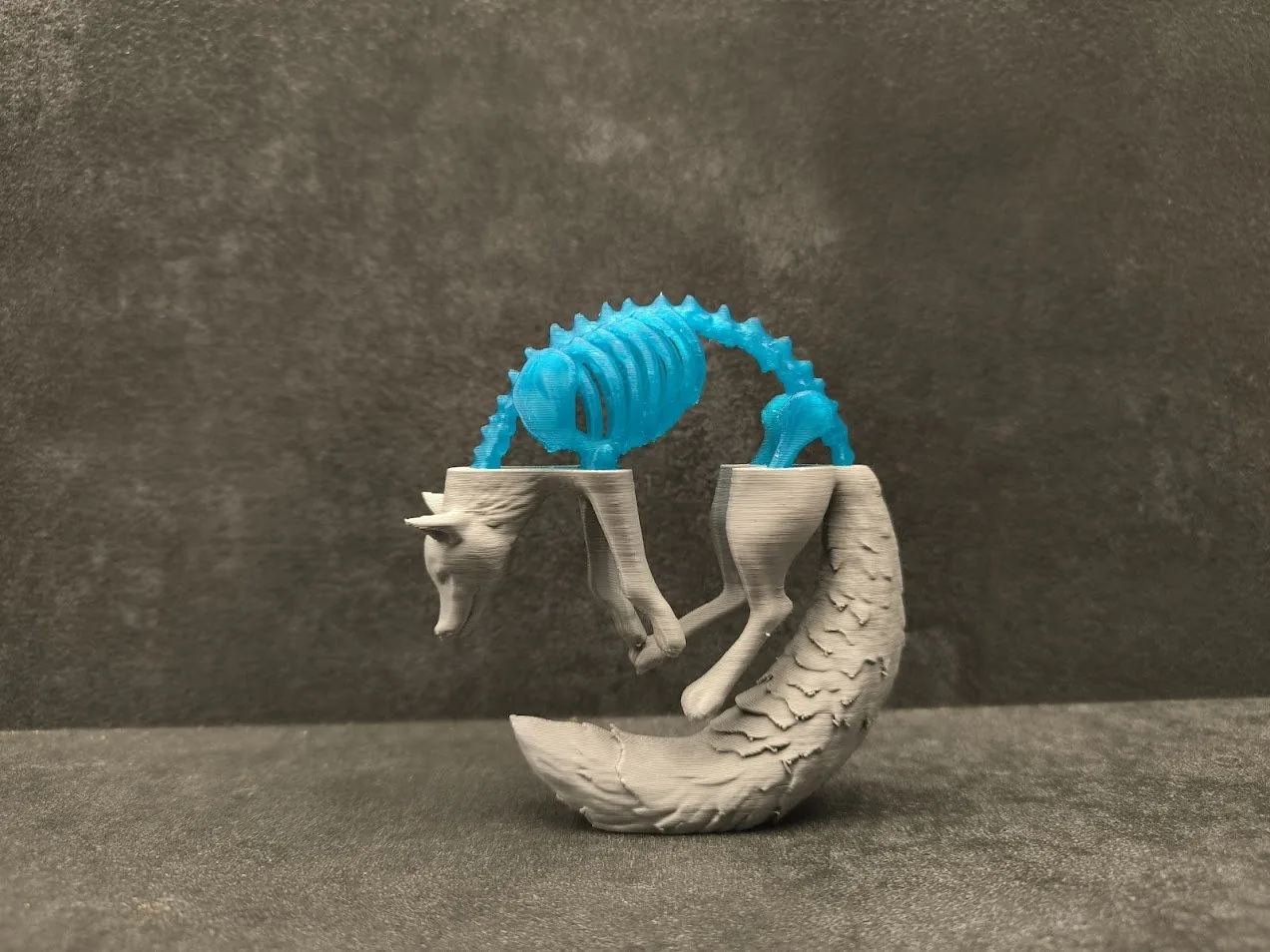Criatura entre dos mundos impreso en 3D, foto 5