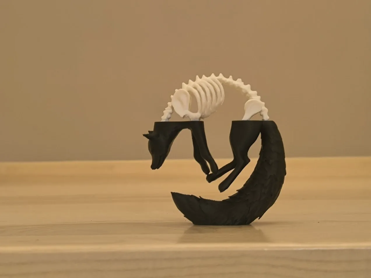 Criatura entre dos mundos impreso en 3D, foto 6