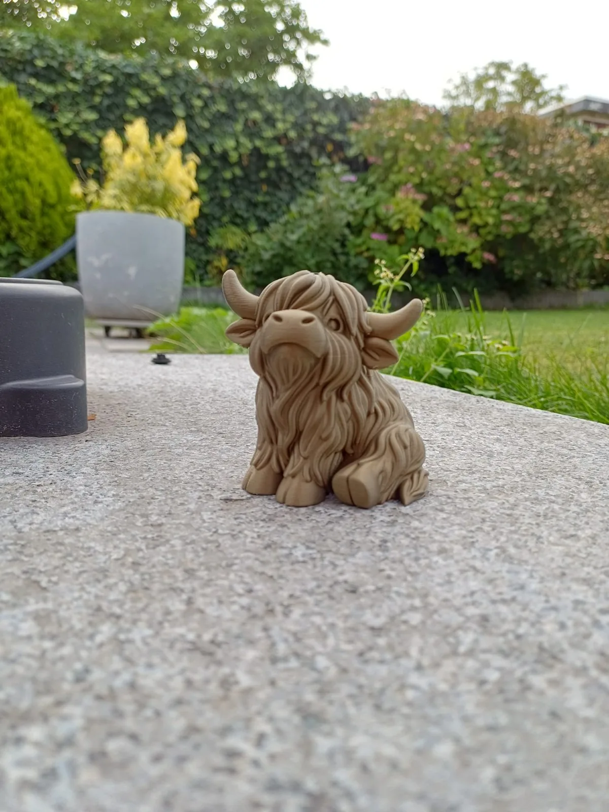 Vaca escocesa peluda impreso en 3D, foto 5