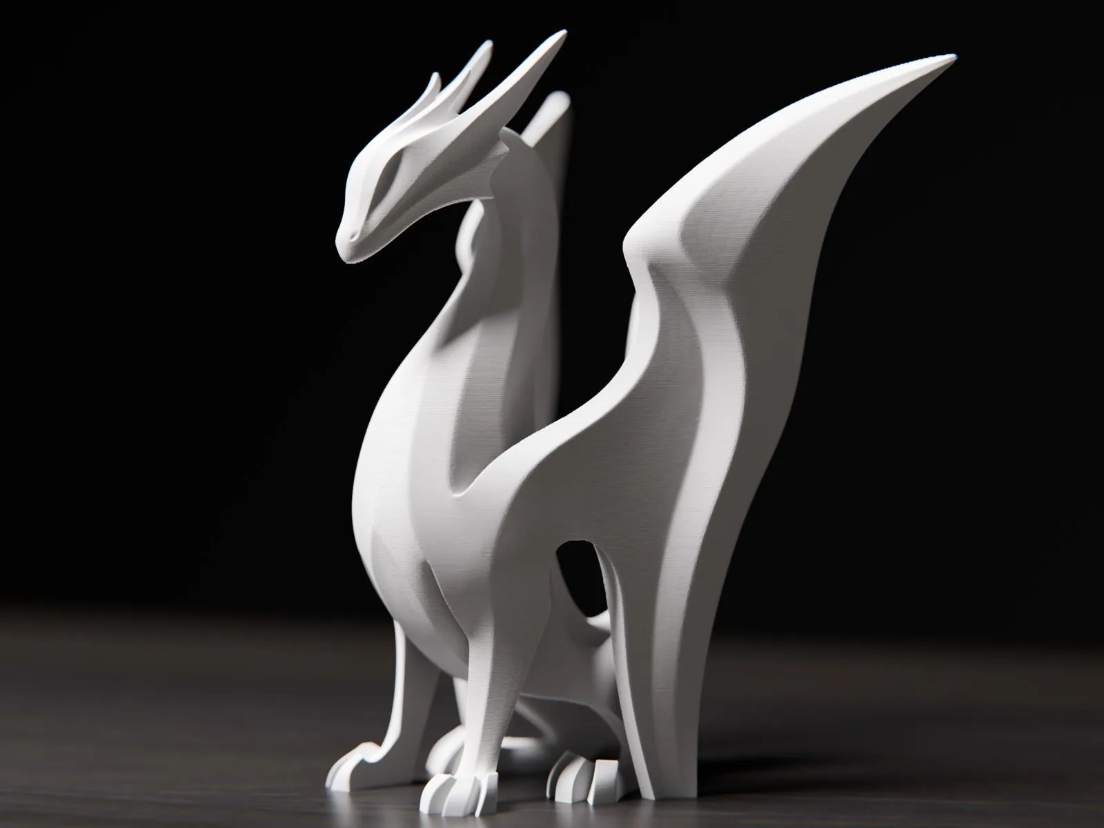 Dragón minimalista