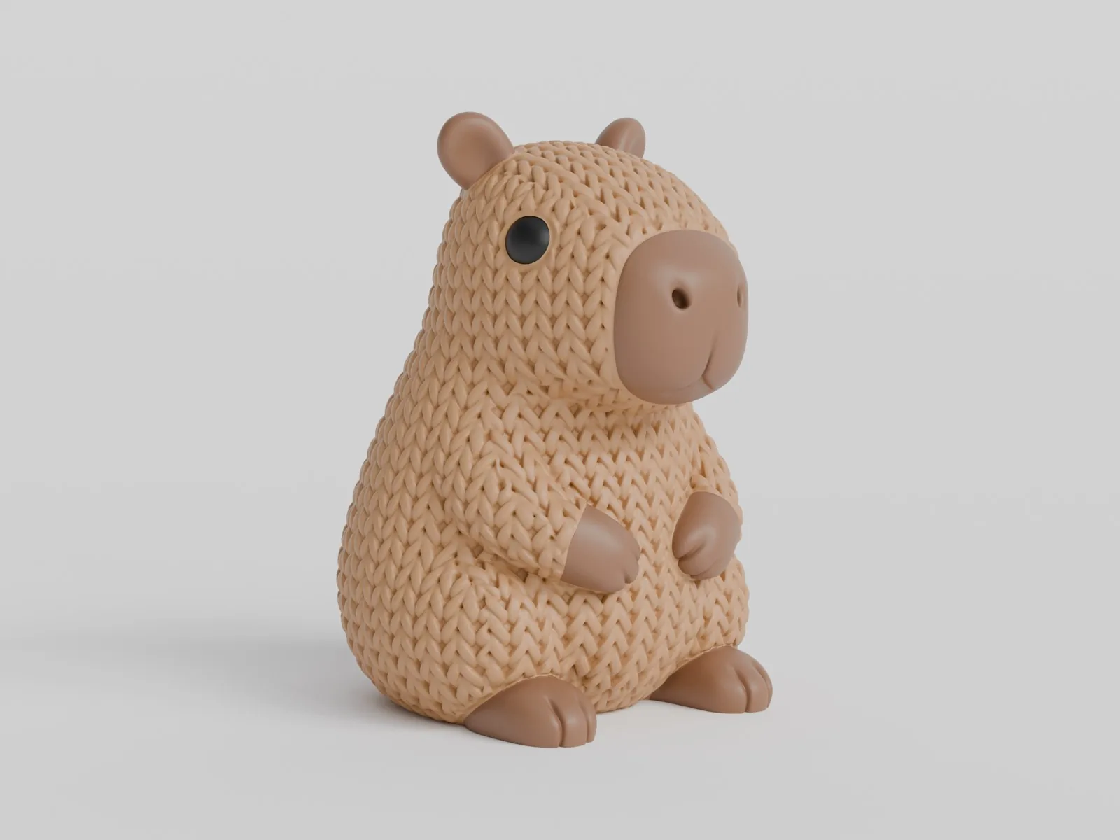 Capibara tejido impreso en 3D, foto 4