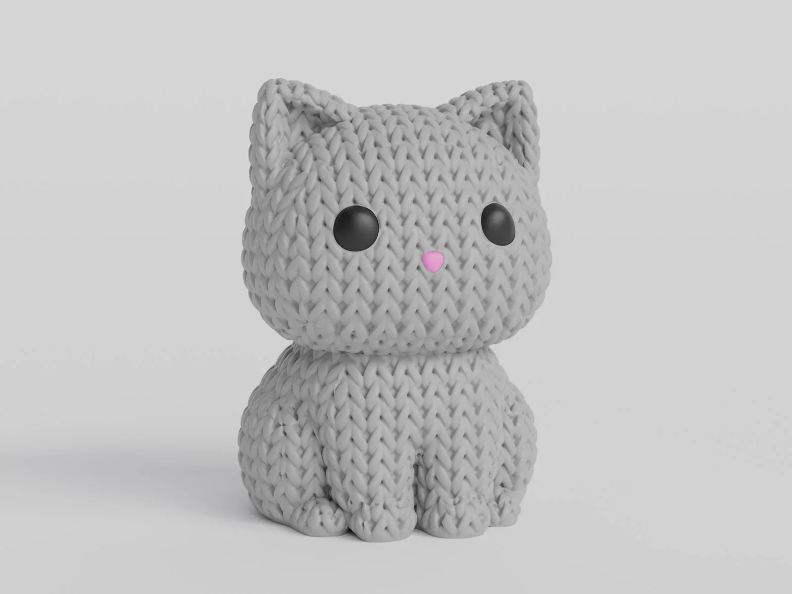Gatito tejido impreso en 3D, foto 5