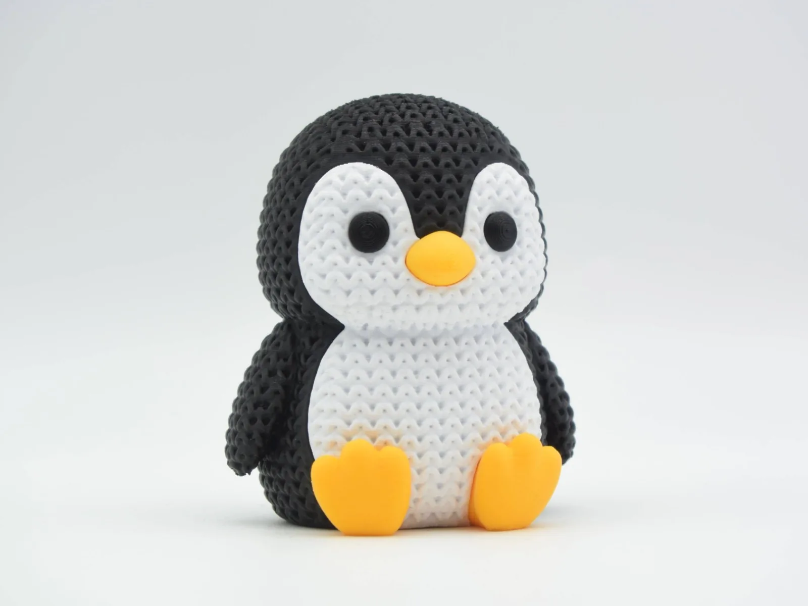 Pingüino tejido