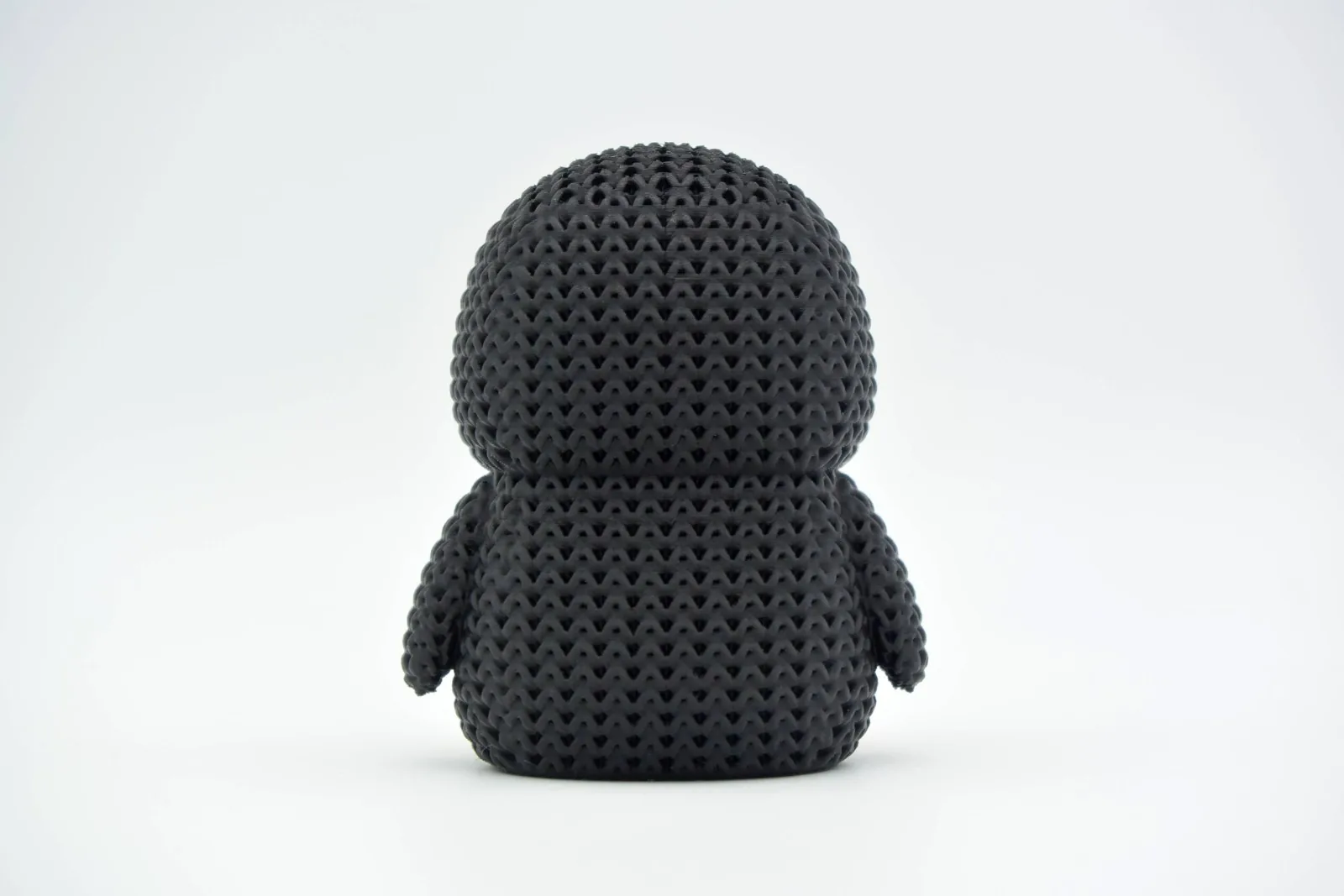Pingüino tejido impreso en 3D, foto 3