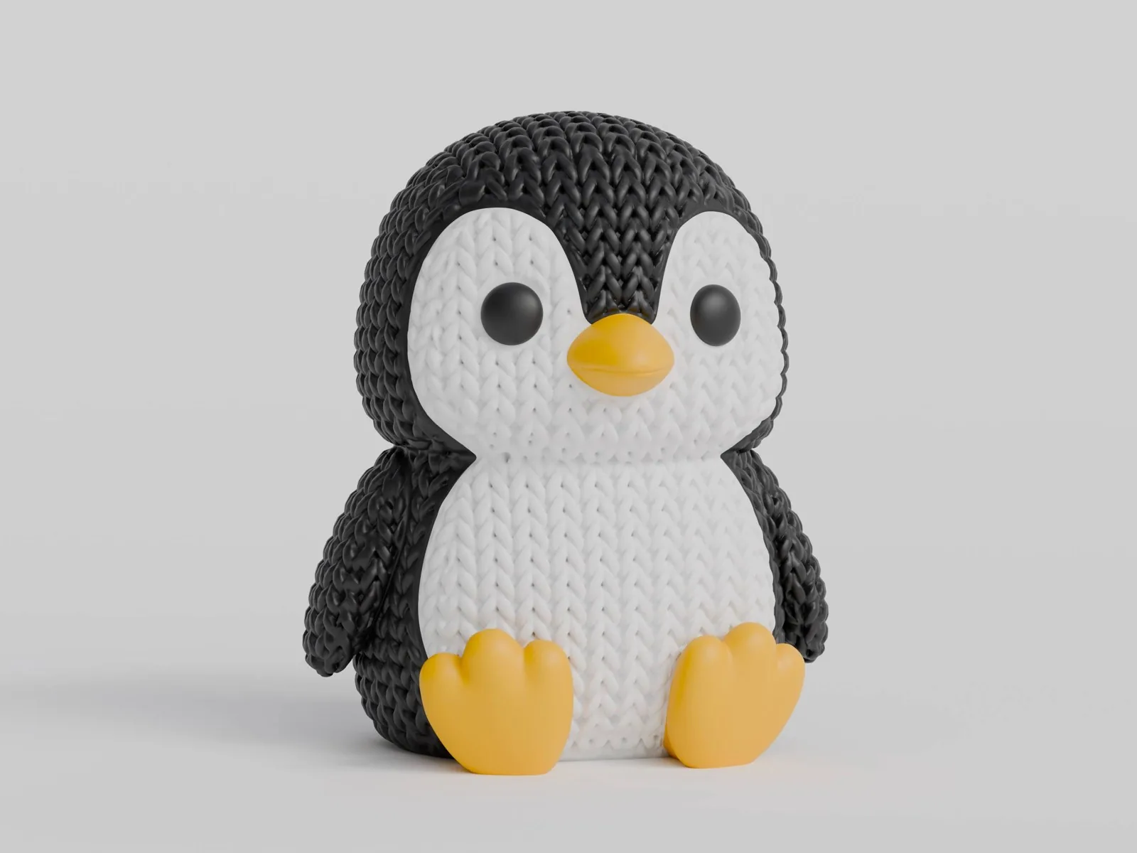 Pingüino tejido impreso en 3D, foto 4