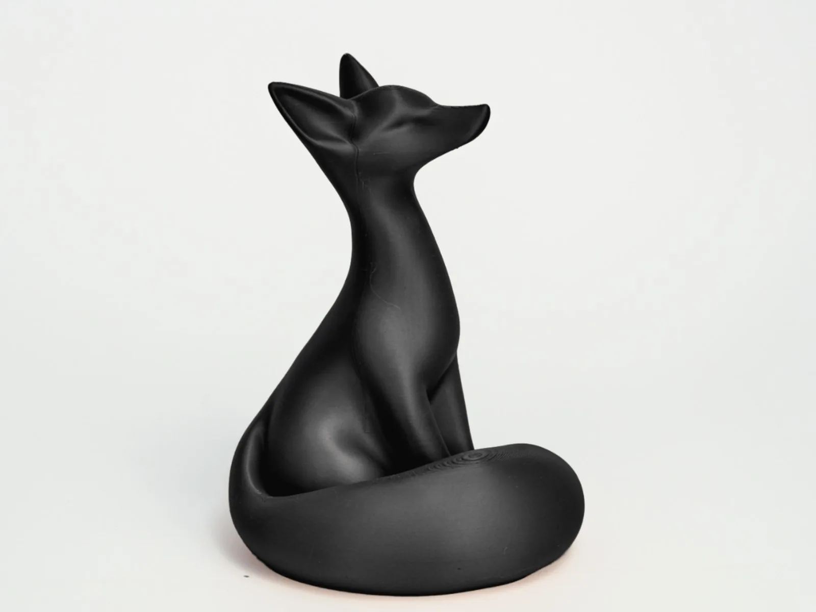 Zorro nocturno escultura
