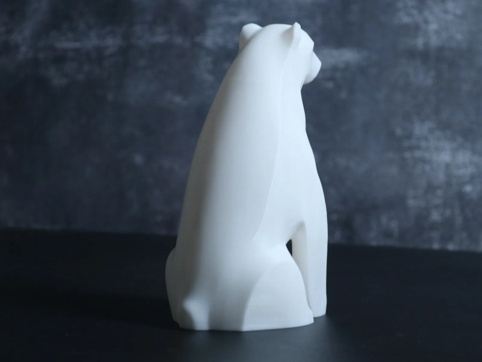 Oso polar escultura impreso en 3D, foto 3