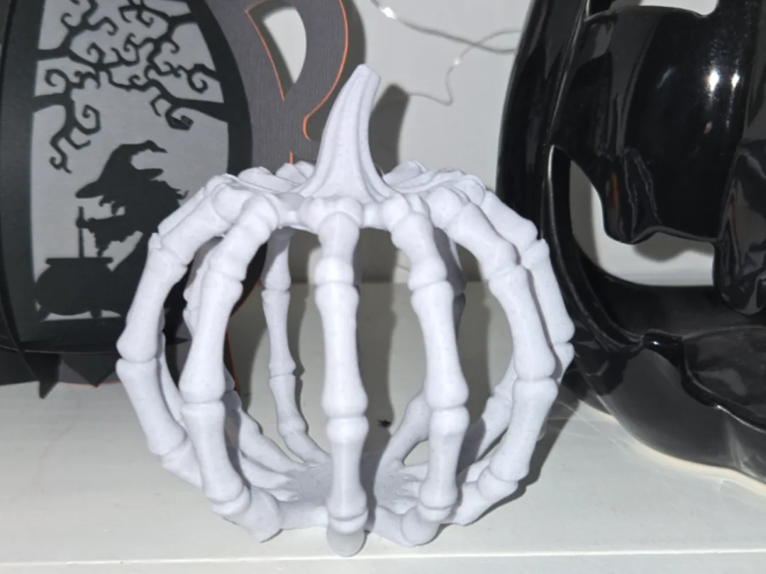 Abóbora de ossos impresso em 3D, foto 3