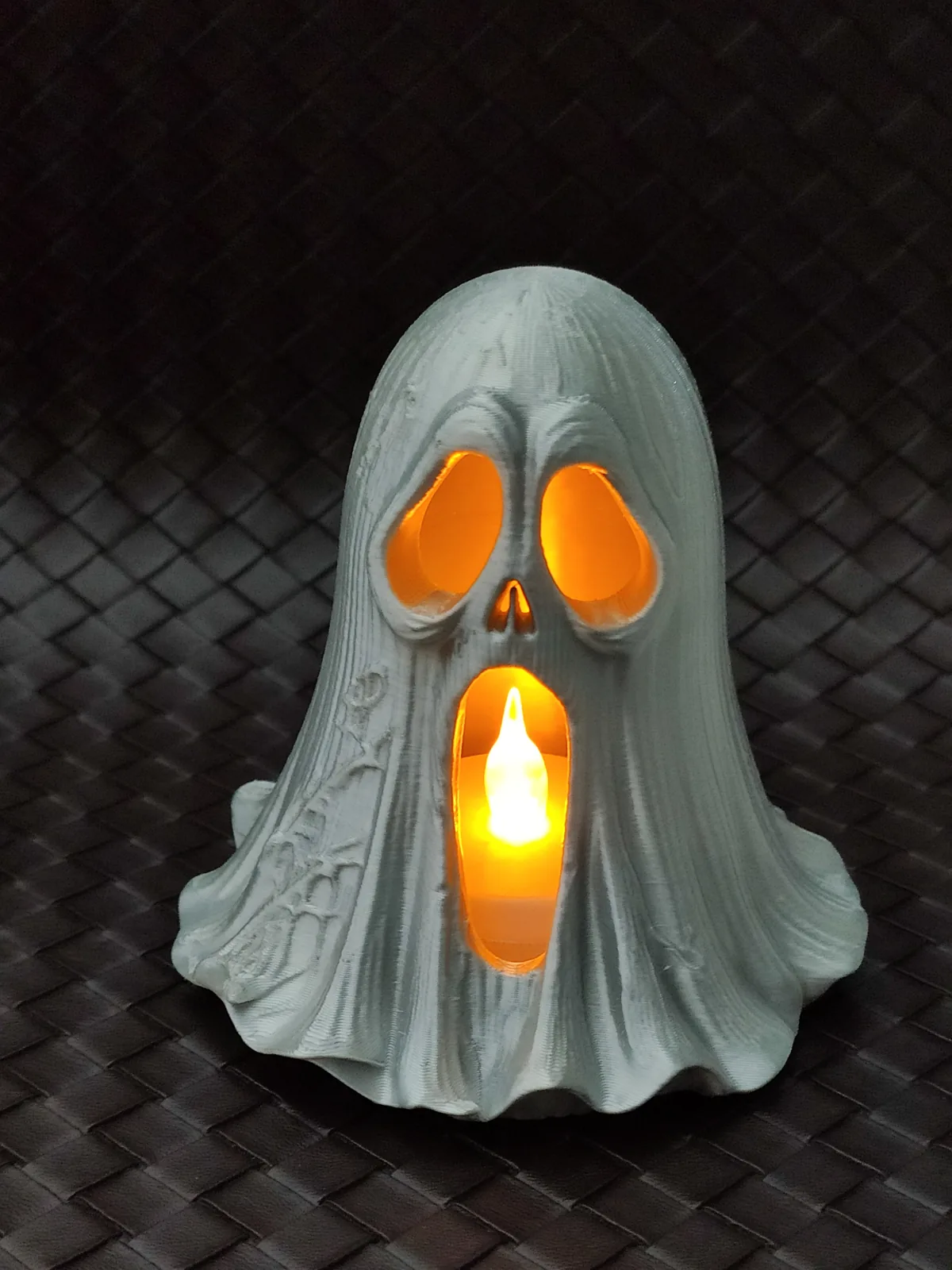 Kit com 5 porta-velas de Halloween impresso em 3D, foto 6