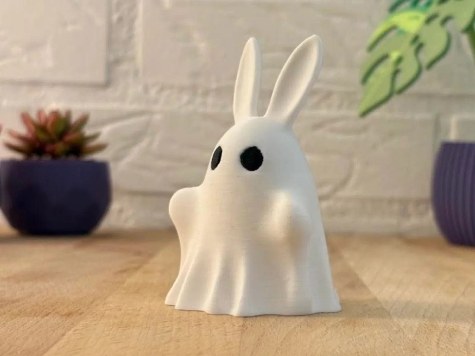 Conejito fantasma impreso en 3D, foto 3