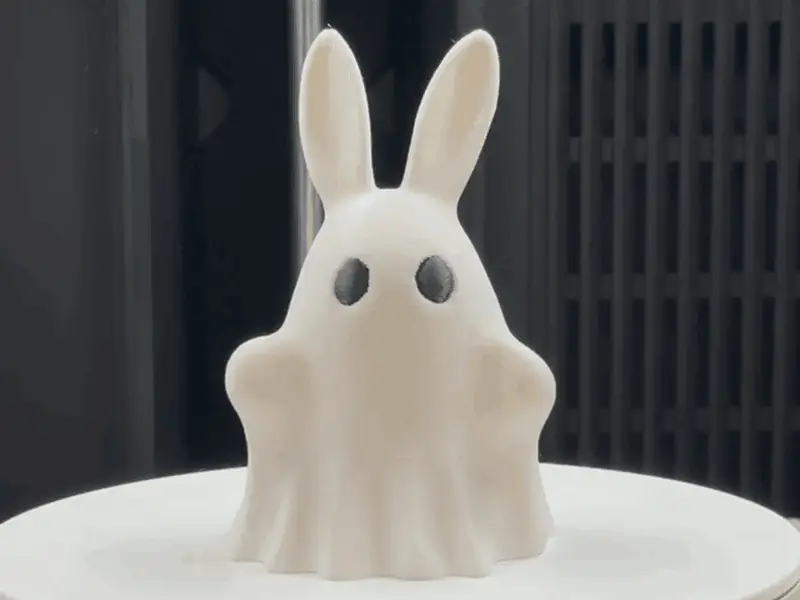 Conejito fantasma impreso en 3D, foto 4