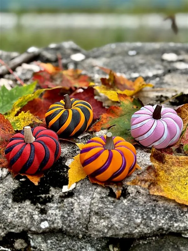 Calabazas en espiral impreso en 3D