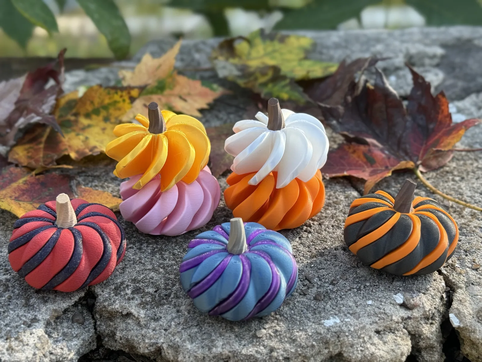 Calabazas en espiral impreso en 3D, foto 2