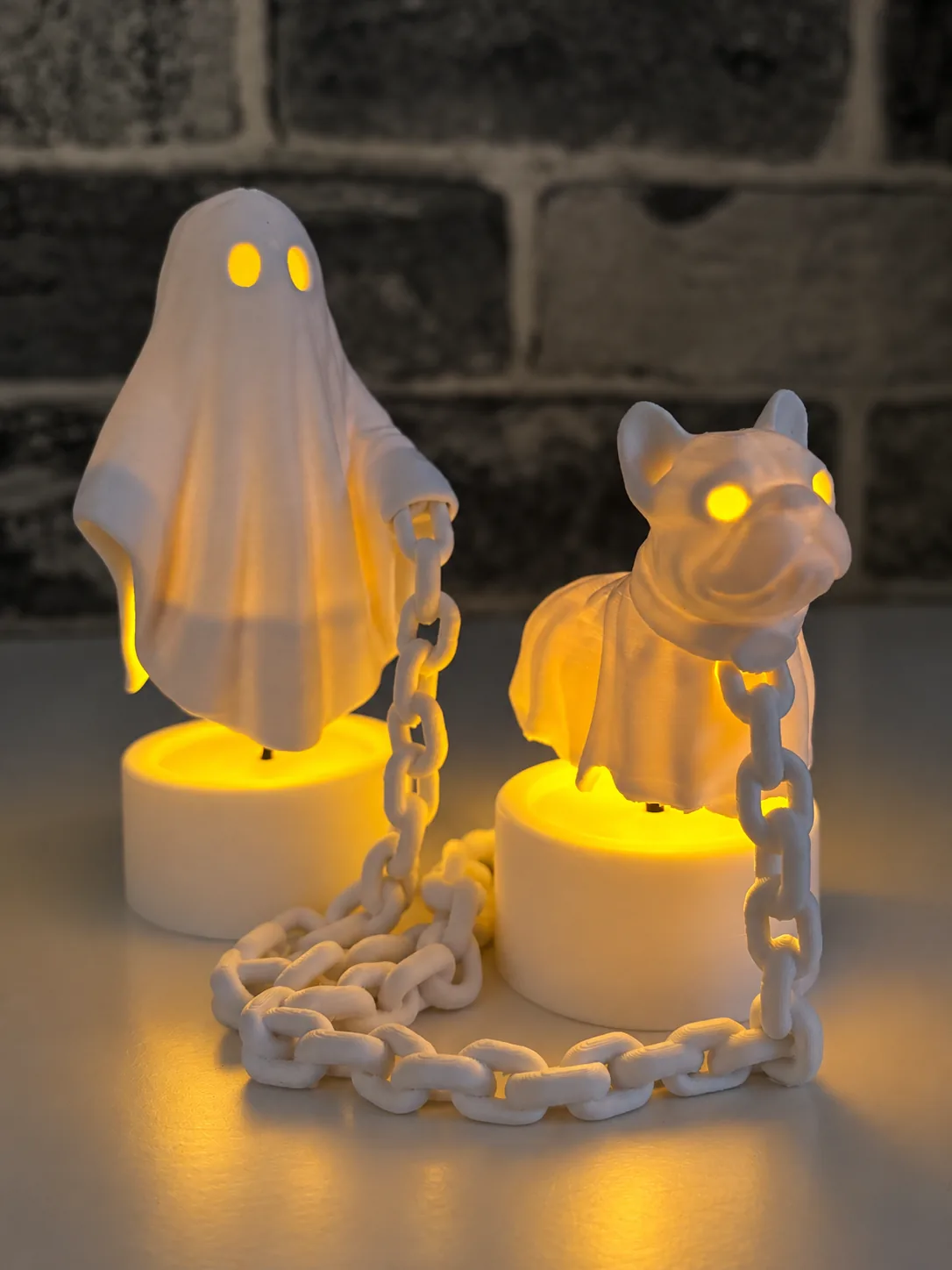 Perrito fantasma flotante impreso en 3D, foto 5