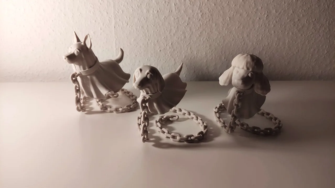 Salchicha fantasma flotante impreso en 3D, foto 5
