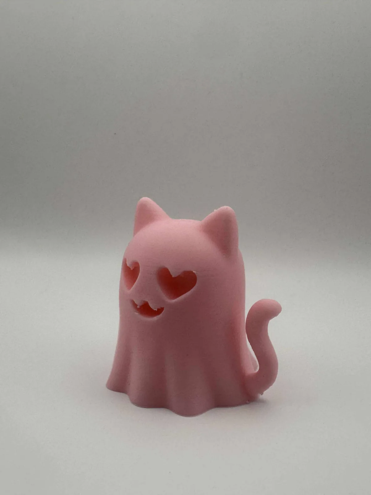 Gatito fantasma enamorado impreso en 3D, foto 6