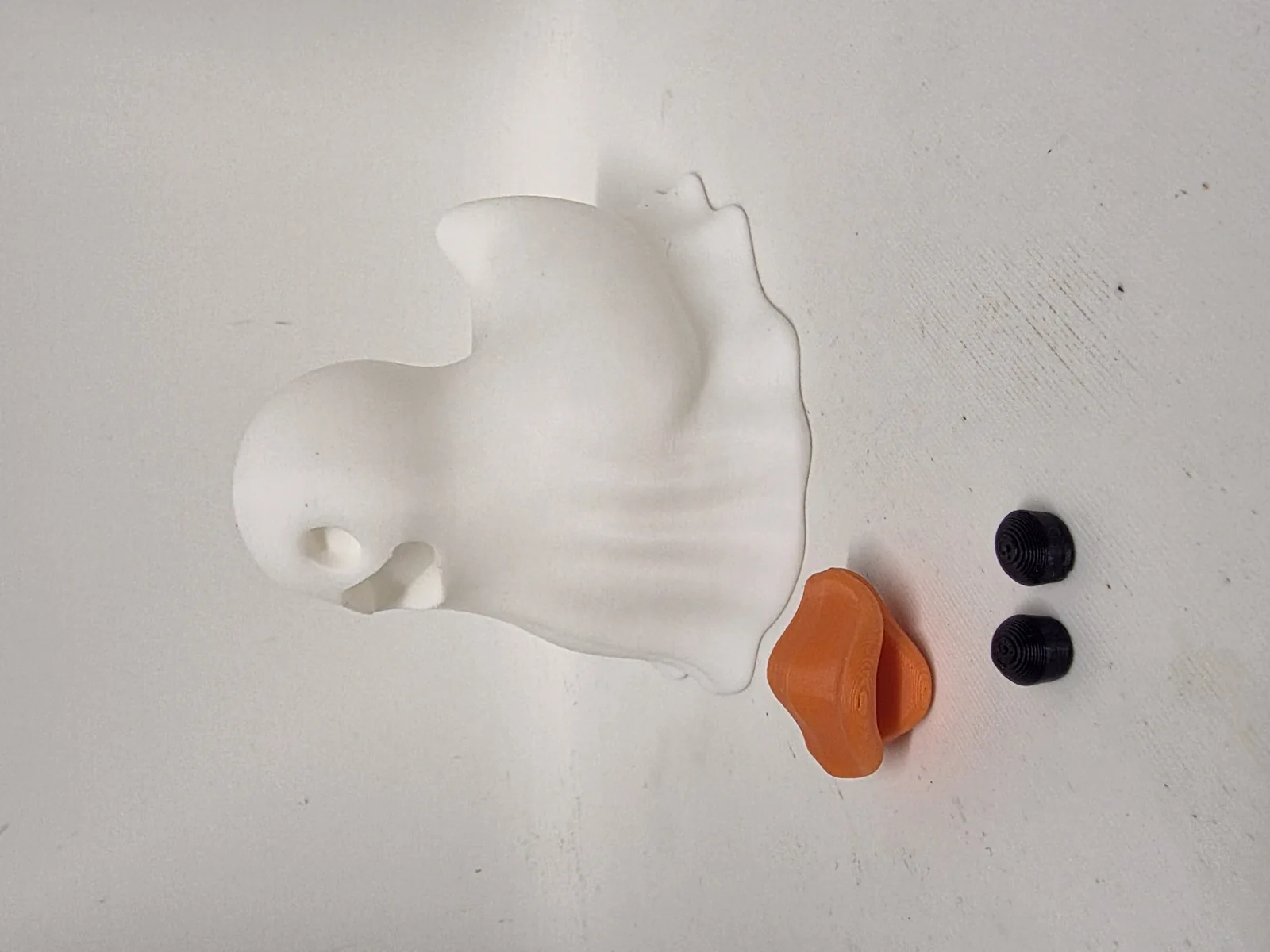 Pato fantasma grande impreso en 3D, foto 3