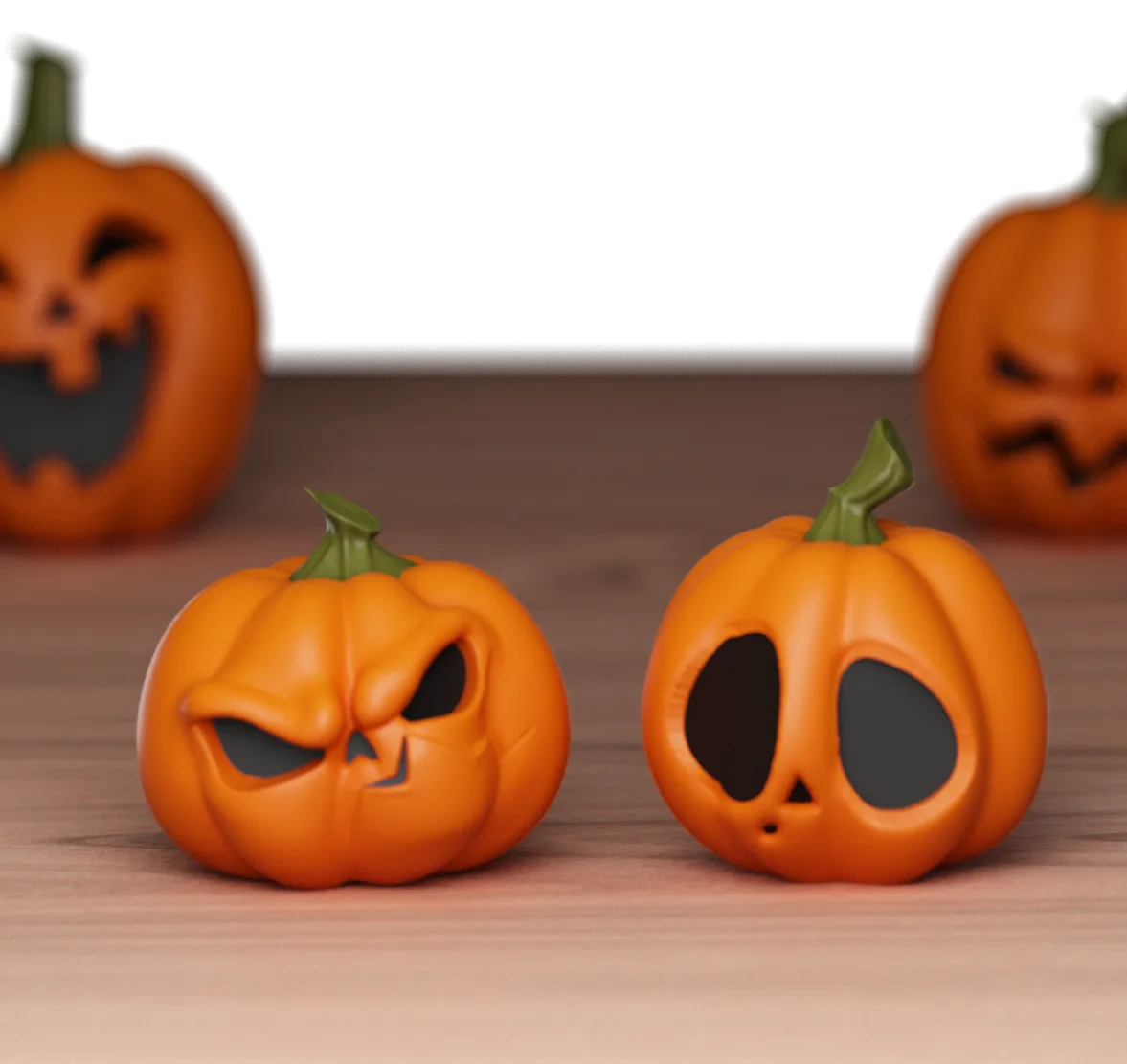 Calabazas con carita