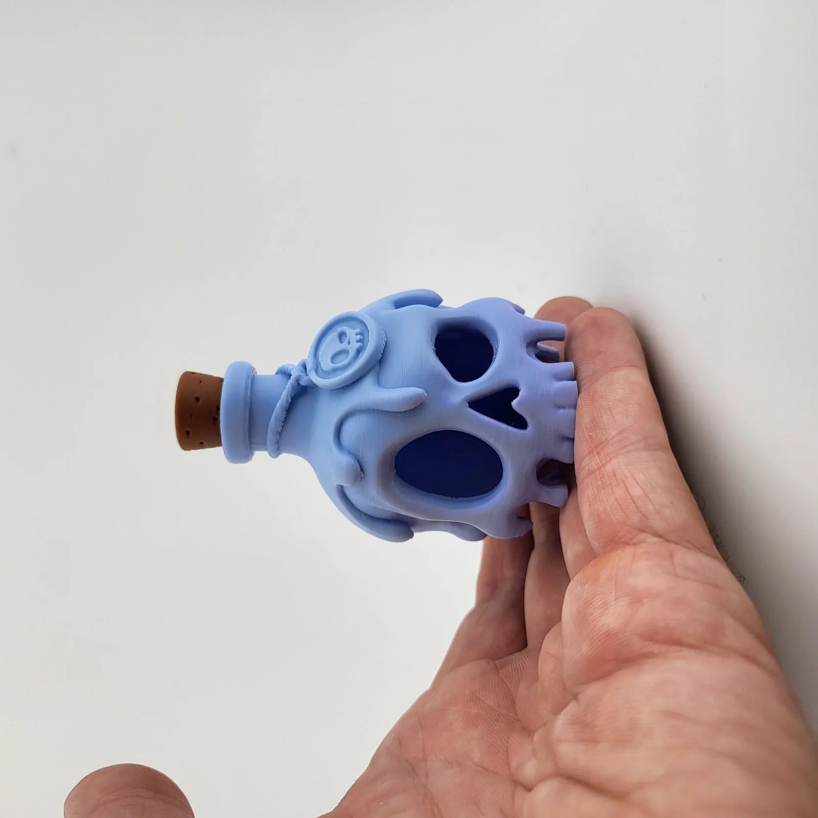 Frasco poción calavera impreso en 3D, foto 5