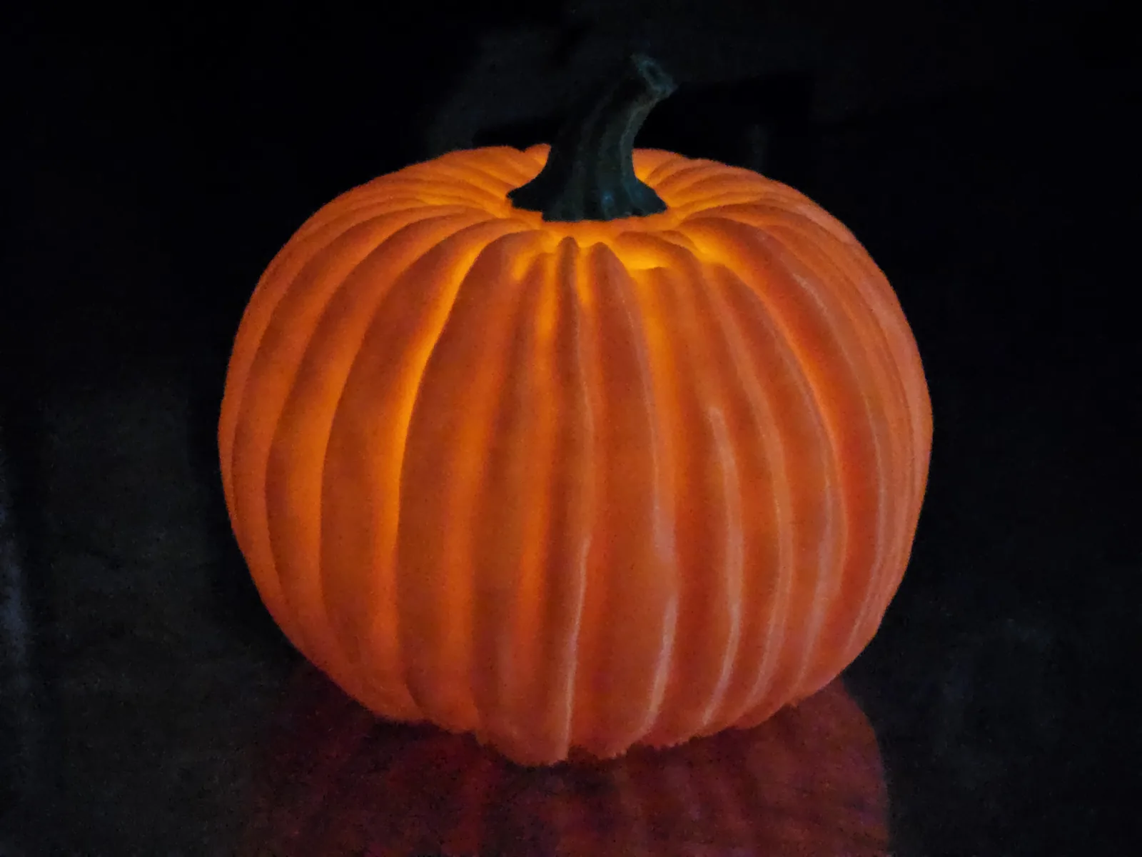 Calabaza de Halloween luminosa impreso en 3D, foto 5